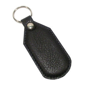 Porte-clés en cuir de haute qualité, cadeau de Noël ou promotionnel, couleur noire, fabricant de porte-clés, prix de gros - Product Image 1