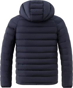 Men's Lightweight Windproof Casual <b>Packable</b> Puffer <b>Jacket</b> Waterproof Winter Hooded Quilted Storage Pouch Custom <b>Packable</b> - Product Image 4