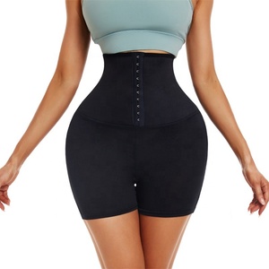 Shorts gainants taille haute <span class=keywords><strong>pour</strong></span> femmes, effet corset amincissant, avec fonction sauna <span class=keywords><strong>pour</strong></span> la perte <span class=keywords><strong>de</strong></span> poids et le yoga - Product Image 3