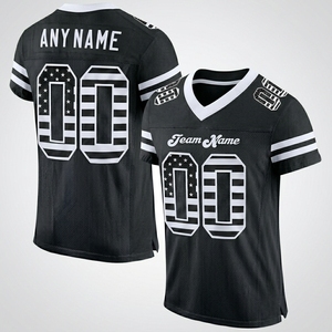 Maillot de football d'entraînement personnalisé à séchage rapide, respirant, de haute qualité, unisexe, pour l'été, avec sublimation et broderie du nom, 100% coton - Product Image 2
