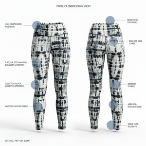 Ropa Deportiva al por Mayor, Leggings de Yoga con Estilo Tie Dye Personalizado, Logotipo Personalizado, Pantalones Cómodos para Fitness, Running y Gimnasio - Product Image 2