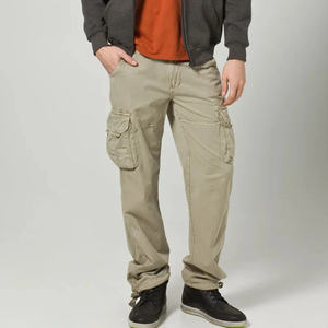 Pantalon cargo pour homme tendance, très demandé, best-seller, respirant, séchage rapide, coton, logo de la marque - Product Image 2