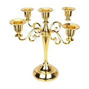 Porte-bougie en aluminium moderne et unique, élégant centre de table pour mariages, événements, fêtes, décoration de la maison, hôtels, au prix le plus bas - Product Image 2