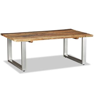 Tavolino in legno massello di recupero 39.4 \ "x23.6 \" x15 \ "dimensioni eleganti mobili in legno - Product Image 2