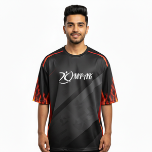 Camiseta Casual Oversize para Hombre, Sublimada, Estilo Urbano, Holgada, Ropa de Calle - Product Image 1