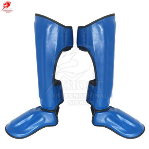 Breathable Fabric Support Structure Shin Pads For Factory Price Adjustable With Foot And <b>Knee</b> Protection - Product Image 4