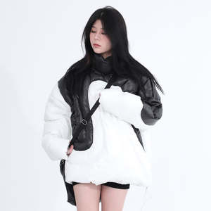 Manteaux d'hiver pour femmes, manteau matelassé à capuche, veste en duvet, manteau long matelassé décontracté pour femmes, chaud et confortable - Product Image 6