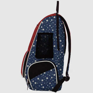 Sac à dos de cheerleading respirant à grande capacité, sublimé avec paillettes, sacs de sport décontractés pour le cheerleading, sacs à dos en polyester pour l'athlétisme - Product Image 4