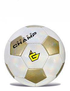 Ballon de football en PVC de taille 5 pour adultes unisexe, haute durabilité, logo personnalisé imprimé, football professionnel pour jouer dans la rue, haute qualité - Product Image 1