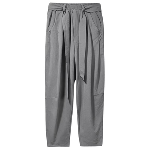 Cotton Linen Casual <b>Harem</b> Pants Men Joggers Man Summer <b>Trousers</b> Male Chinese Style Baggy Pants 2026 - Product Image 3
