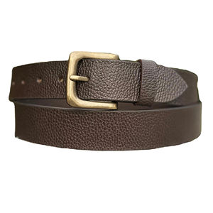 Cinturón de Cuero Formal Clásico Hecho a Mano con Detalle Bordado y Hebilla de Hierro para Uso Diario - Product Image 1