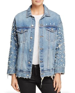 Women's Custom Casual Slim Short Acid Wash Denim Jacket 100% Cotton Eco-Friendly - Product Image 4