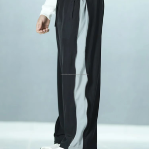 Pantalones de chándal de entrenamiento ultra holgados para hombre, ropa de calle cómoda, pantalones de chándal con logotipo personalizado, estilo Vintage, Spandex/cordón de algodón - Product Image 6