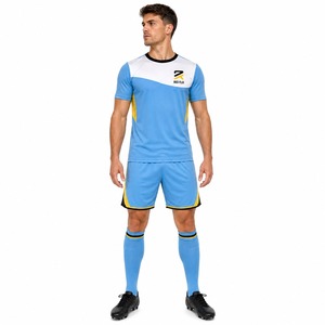 Uniforme de fútbol cómodo con material transpirable, costuras duraderas y ajuste atlético para cada jugador. - Product Image 1