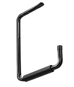 Crochets de rangement de garage enduits de poudre noire robustes avec tailles personnalisables pour organisateur d'outils de vélo et d'échelle - Product Image 3