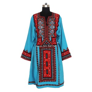 Robe traditionnelle balochi BDR054, robe afghane bohème unique, robe vintage faite à la main, robe bohème banjara balochi, robe vintage authentique. - Product Image 6