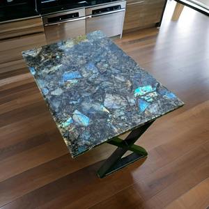 Loseta de Labradorita | Tablero de Comedor de Labradorita | Revestimiento de Pared de Labradorita | Mesa de Labradorita para Oficina - Product Image 3