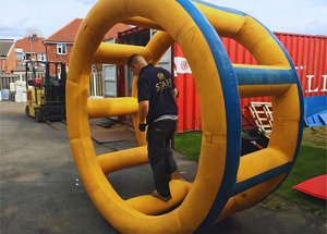 Roue de course gonflable de qualité commerciale pour hamsters - Activité événementielle compétitive, sûre et inoubliable - Product Image 2