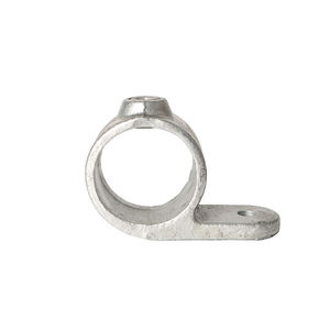 <b>Cast</b> Zinc Plated Female Round Plain Head Pipe Fitting BS EN 10255 Safety Guardrails Fencing <b>Hand</b> Railing Hardware Connector - Product Image 2