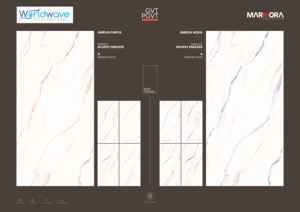 Carreaux Statuario Design 600x1200mm, aspect marbre italien haut de gamme, collection PGVT, blanc Statuario, carreaux PGVT pour l'international - Product Image 6
