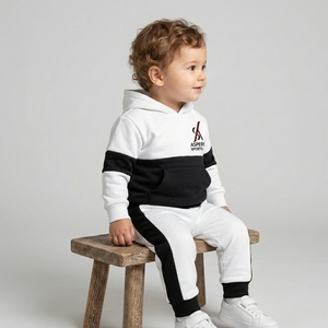 Ensemble de survêtement hiver épais 2 pièces pour enfants garçons, respirant en molleton bouclette épaisse - Product Image 5