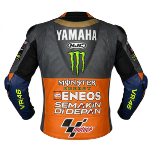 Jonathan Rea WSBK <b>Racing</b> <b>Jacket</b> Rawasaki Custom Motorsport Vintage Style Cowhide Kangaroo Leather <b>Jacket</b>/Chaqueta - Product Image 2