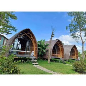 Cenvinex Vietnam, Impuesto de Exportación 0%, Casas de Madera 100% Ecológicas, Bungalow Tipo A, Prefabricadas de Bambú, Villa de 20m2, 3 Años de Garantía, Glamping Llave en Mano - Product Image 1