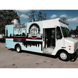 Prix d'usine – Camion de restauration mobile jaune standard pour la vente de pizzas, hot-dogs, café et autres plats rapides – Remorque de cuisine de rue - Product Image 4