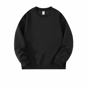 เสื้อสเวตเชิ้ตคอกลมสีขาวแบบยูนิเซ็กซ์ ผ้าฝ้ายถัก 100% ทรงปกติ สีพื้น สวมใส่สบายๆ สำหรับฤดูใบไม้ร่วง - Product Image 3