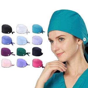 Nouveaux Bonnets Médicaux Unisexe en Tissu Sergé 100% Coton Épais avec Détecteur d'Aiguilles pour Usage Hospitalier - Product Image 1