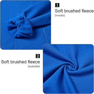 Sudadera con capucha negra para hombre con estampados creativos, hecha de 100% algodón, cómoda, personalizable con logotipo y diseños. - Product Image 4