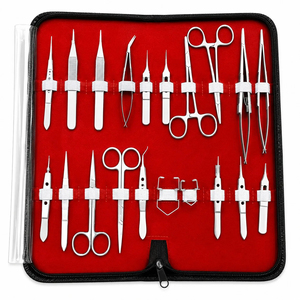 Juego de 24 Instrumentos Microquirúrgicos Oftálmicos de Acero Inoxidable de Primera Calidad, Reutilizables, con Certificación CE ISO por Bone Bridge - Product Image 2