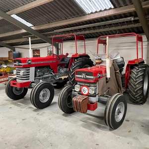 Tracteur agricole robuste avec une puissance de traction à quatre roues motrices et une conception mécanique inspirée du MF185 pour l'agriculture intensive - Product Image 5