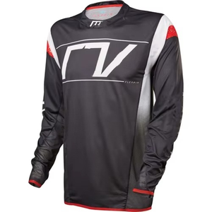 Nouveau maillot de course personnalisé de haute qualité en spandex/polyester, écologique, respirant, à manches longues, pour moto - Product Image 5