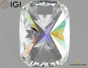 Diamante Cultivado en Laboratorio CVD con Certificación IGI, Corte CUSHION, Color F, Claridad VS2, 3.00 Quilates, para Centro de Anillo de Lujo - Product Image 6