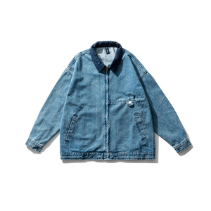 <b>Mens</b> <b>Denim</b> <b>Jacket</b> Premium Quality Construction for Urban Style Daily Wear and Outdoor Use High-volume garment factory Wholesale - Product Image 3