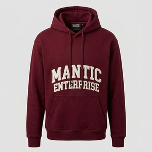 เสื้อฮู้ดผ้าฟลีซคอตตอน 100% ปักโลโก้ตามสั่ง OEM สำหรับฤดูใบไม้ร่วง พร้อมชุดวอร์มแบบมีฮู้ดสำหรับทุกเพศ - Product Image 6