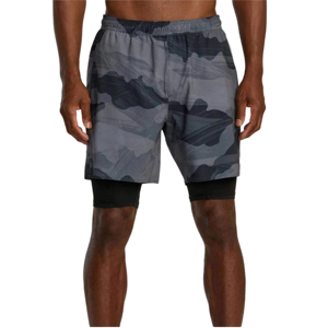 Pantalones Cortos Deportivos 2 en 1 Ligeros para Hombre, Transpirables, de Secado Rápido, Impermeables, de Poliéster de Doble Capa, para Gimnasio - Product Image 1