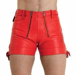 Shorts en cuir PU et toile pour hommes, dernière conception, écologiques, personnalisables, haute qualité, imperméables, respirants, séchage rapide, vente en gros - Product Image 1