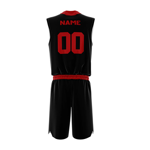 Uniforme de Baloncesto Personalizado con Estampado Deportivo, Conjunto de Camiseta y Pantalones Cortos Unisex, Transpirable, Tallas Grandes, Venta al por Mayor para Equipos, 100% Poliéster - Product Image 2