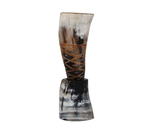 Mug à boire en corne de buffle Viking, fait main, étanche, cadeau de Noël, bonne promotion, vente chaude, rond, unique - Product Image 6