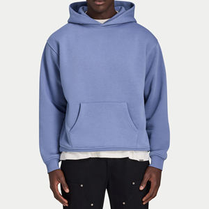 Sudaderas con Capucha Extra Grandes de Algodón Pesado Hechas en Pakistán para Hombre, Venta Caliente, Estilo Urbano, Logotipo Bordado, Diseño con Cremallera, Estampado en Relieve, Invierno - Product Image 1