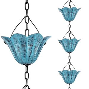 Reliable Manufacturer Premium Metal Rain Chain Link Pattern for Garden Roof Rain Drain Outdoor Hanging Decoration Accessory - Product Image 4