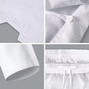 โรงงานผลิตชุดเทควันโดแบบกำหนดเอง (โพลีเอสเตอร์/ผ้าฝ้าย) แห้งเร็ว ระบายอากาศได้ดี ชุดศิลปะการต่อสู้แบบยูนิเซ็กซ์ บริการ OEM - Product Image 4