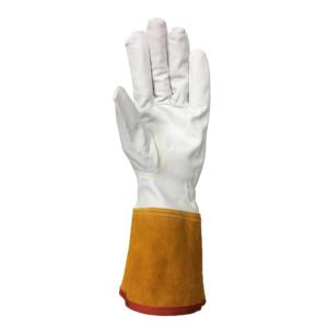 Gants de soudage en cuir de vache, résistants à la chaleur, double couche, gants de travail de protection - Product Image 3
