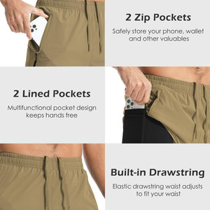 กางเกงขาสั้นจ็อกเกอร์ผ้าเฟรนช์เทอร์รี่เนื้อหนัก 260 กรัม คุณภาพสูง ยืดได้ 4 ทิศทาง สำหรับผู้ชาย สไตล์ลำลอง พิมพ์ลายได้ตามต้องการ - Product Image 4