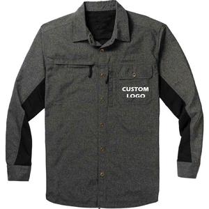 Camiseta de Marca con Logotipo Personalizado para Hombre, Manga Larga, Cortavientos, Ligera, Protección Solar, 100% Poliéster, UPF 50, Protección UV, Secado Rápido, para Pesca - Product Image 4