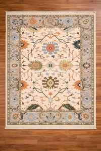Alfombra de Estilo Persa Vintage – Alfombra Decorativa Antideslizante para Sala de Estar Grande |   Alfombra con Patrón Floral Tradicional, Decoración del Hogar - Product Image 6