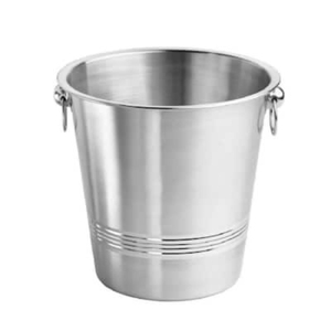 Seau à glace en acier inoxydable, design minimaliste rond, résistant à la rouille, bac à boissons, refroidisseur de fête, refroidisseur de bouteilles de vin - Product Image 2