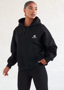 Custom Logo <b>Winter</b> Front High Quality Women Lightweight Casual Workout Sports <b>Top</b> Oversized Gym Sweatshirt Luxury Hoodie - Product Image 4